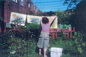 UArts installation Postcard front