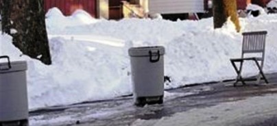trash can snow - pittsburgh post -gazette